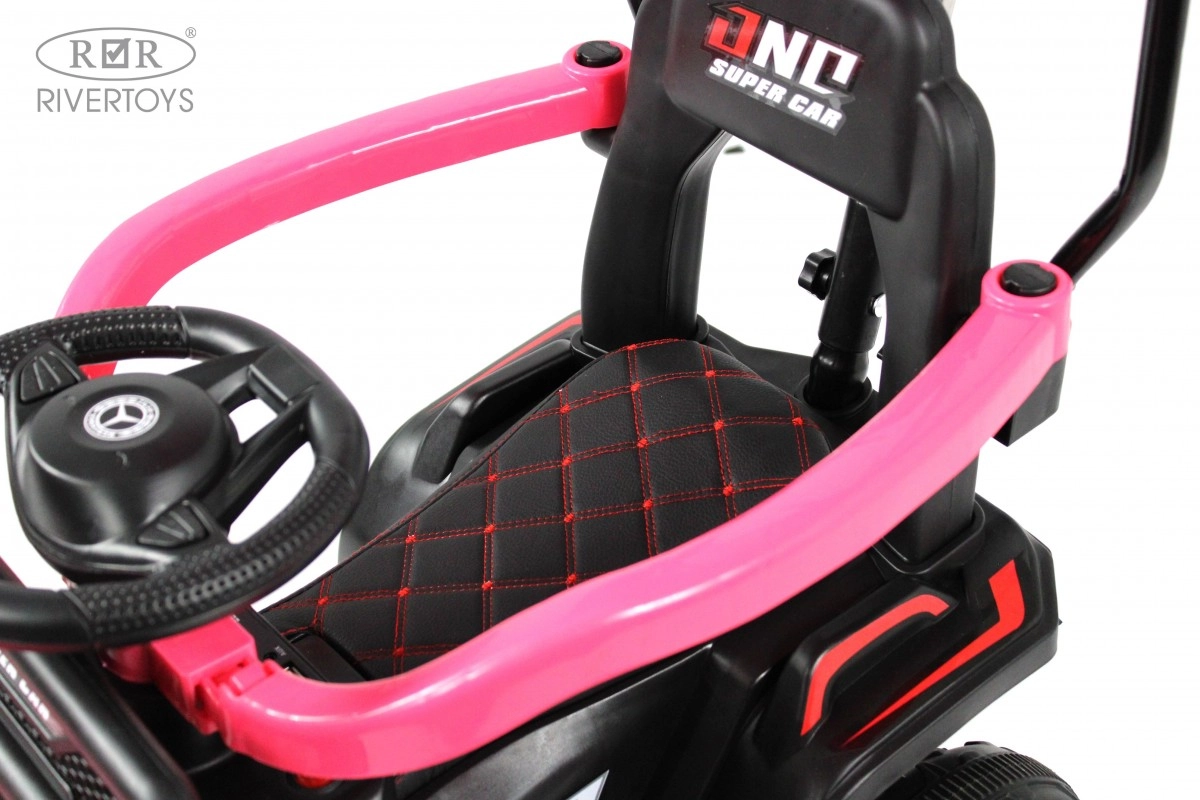 Детский электромобиль RiverToys G005GG розовый 6a6fs0p5fm1go3zec09xvkz2agm9i9e2