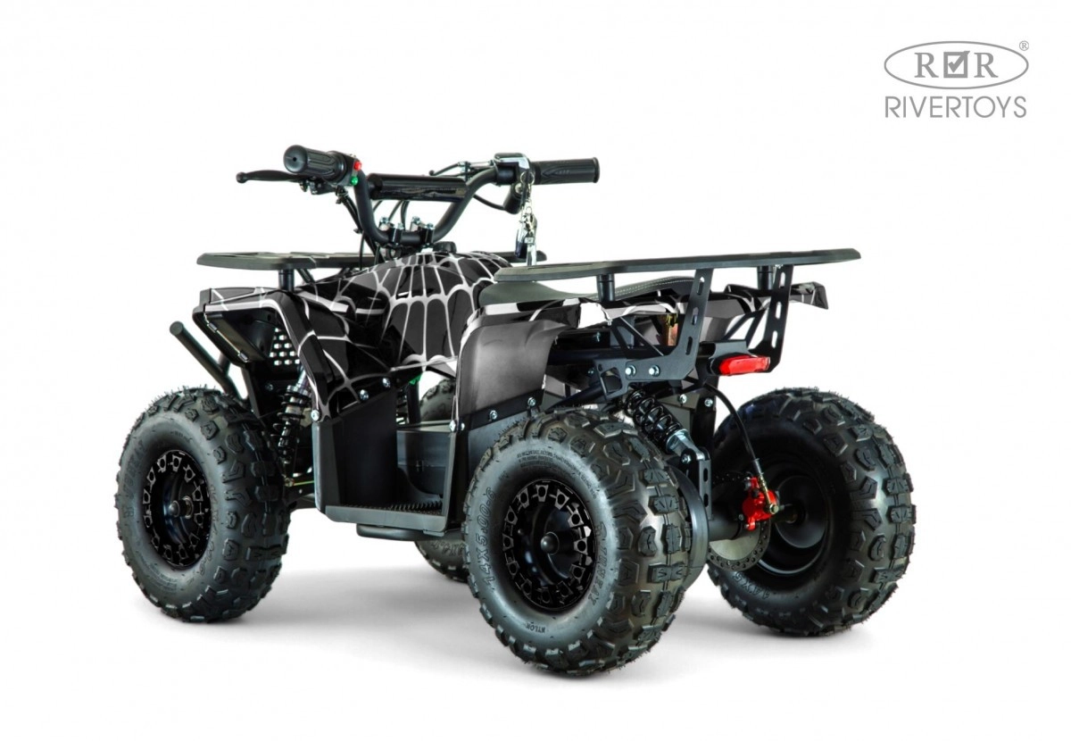 Детский электроквадроцикл RiverToys MIKA LUX черный Spider 127jtrxwnz2ri33itz6hcu2zd30x5kvp