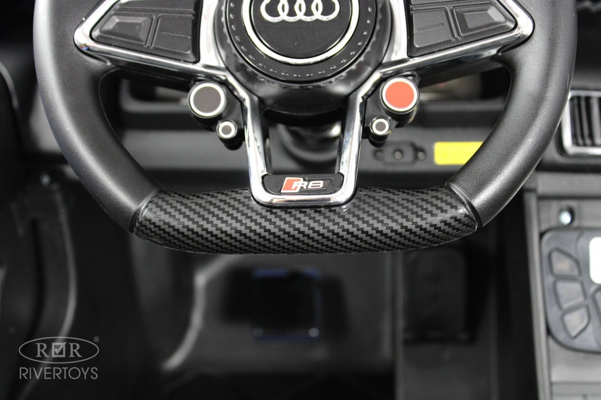 Детский электромобиль RiverToys AUDI R8 M333MM серый d0m1fa07ws8tl7xe3ubxcyxrfzcrnu0p