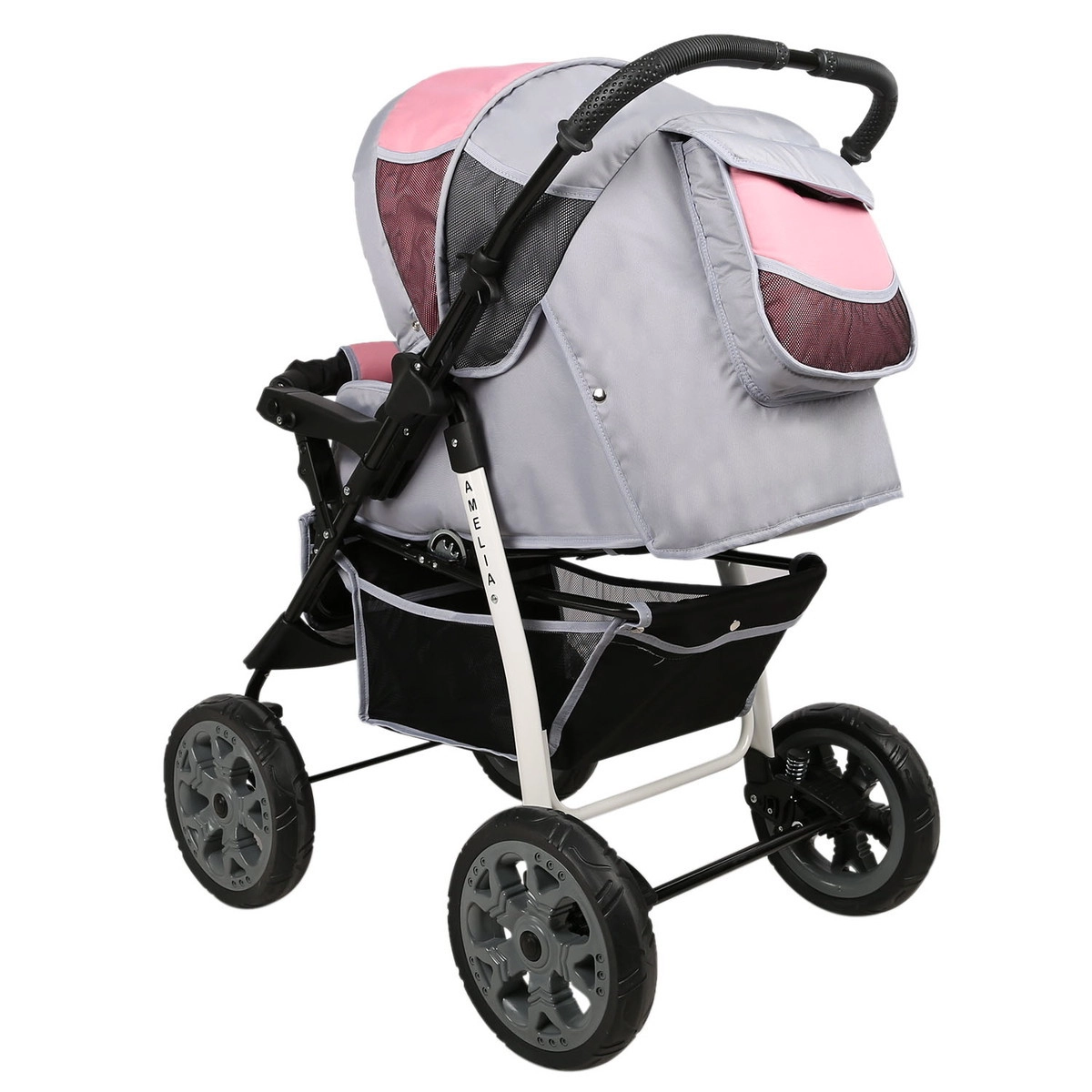 Прогулочная коляска Alis AMELIA I  серый+розовый sqgvgysm444h5llpyc2fhzs5xm7tmuio