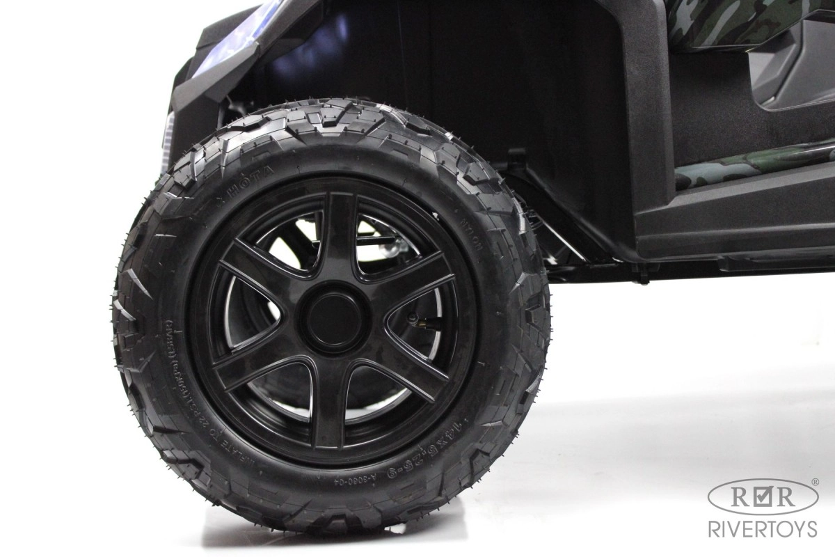 Детский электромобиль RiverToys M222MM зеленый камуфляж iq84fo0r9tgpxdgj6incrlervyefgqzy