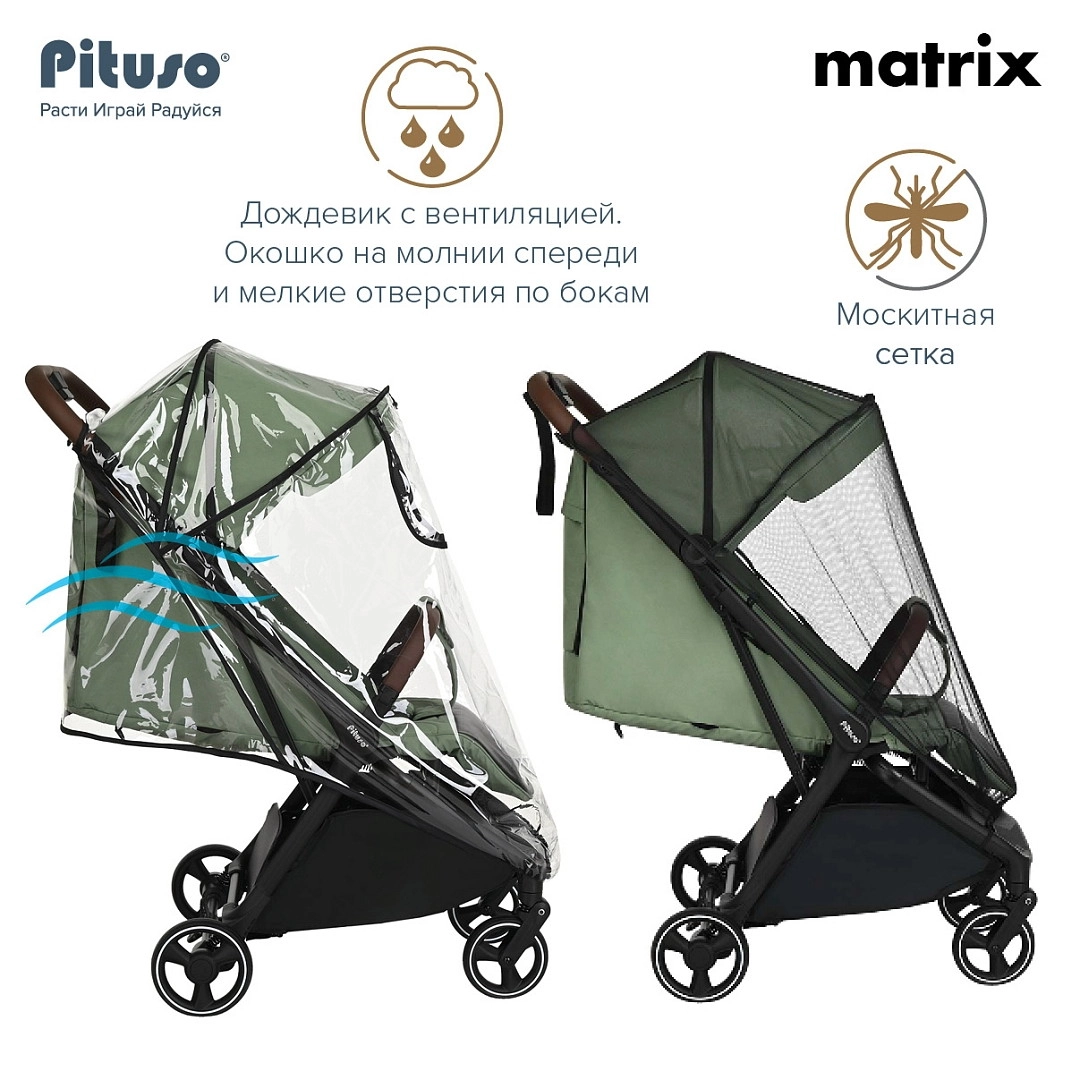 Прогулочная коляска PITUSO MATRIX Graphite w3olk60d2sylndv01pbjqye8oi1d550j