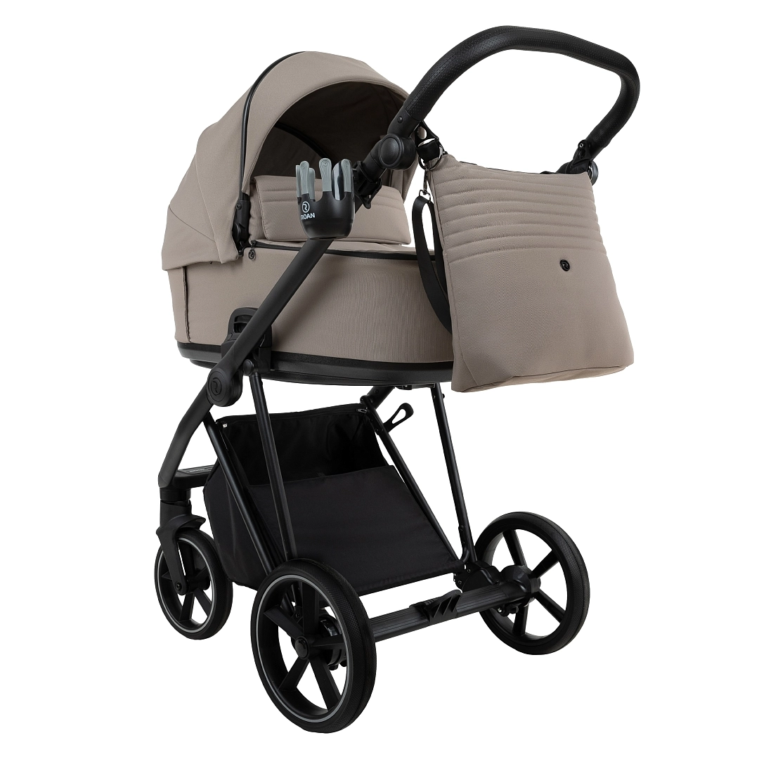 Коляска 2 в 1 Roan Sol (Hazel/Black/руч.Black)