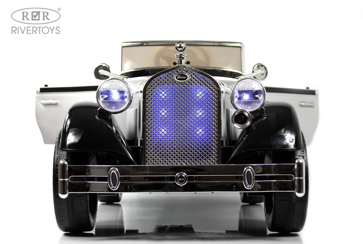 Детский электромобиль RiverToys X005XX черно-серебристый 7neajuqkd4od6ehxhc82xzj702jnsb6k