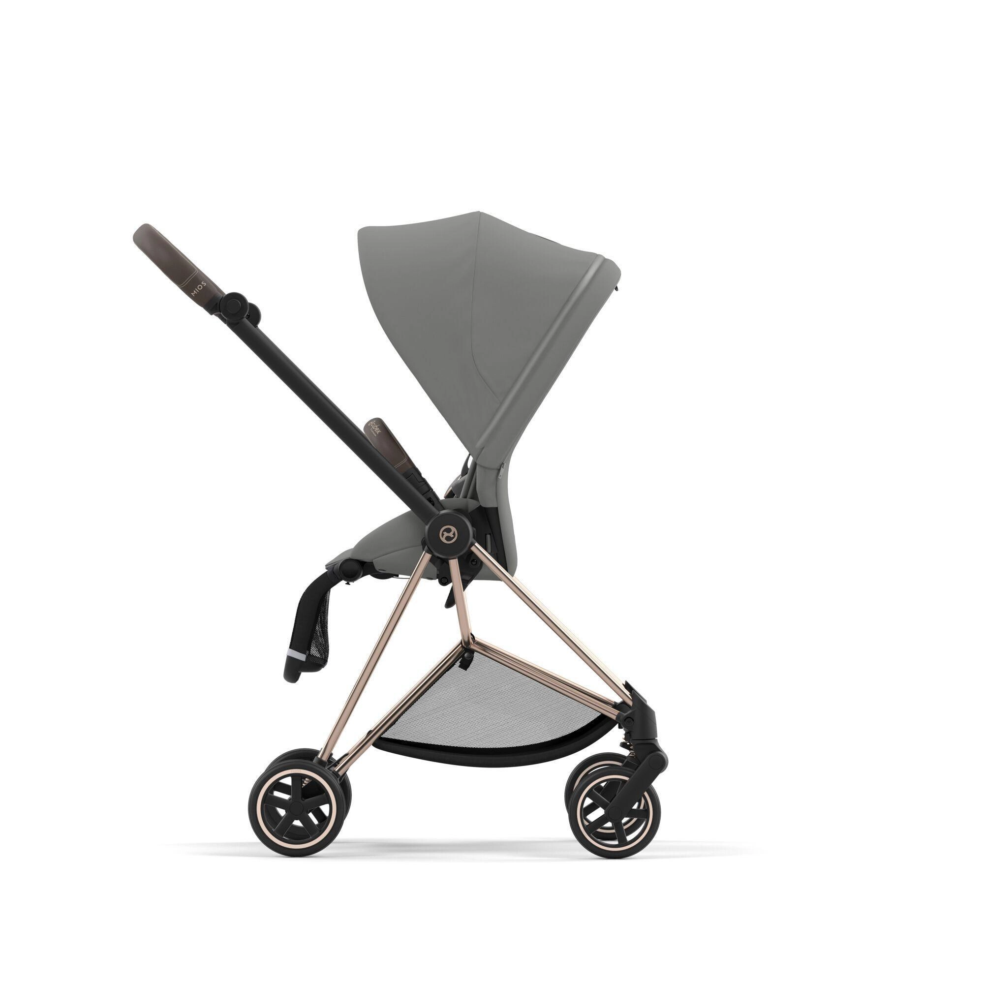 Cybex Mios V3 прогулочная коляска Mirage Grey, Rose Gold доп1