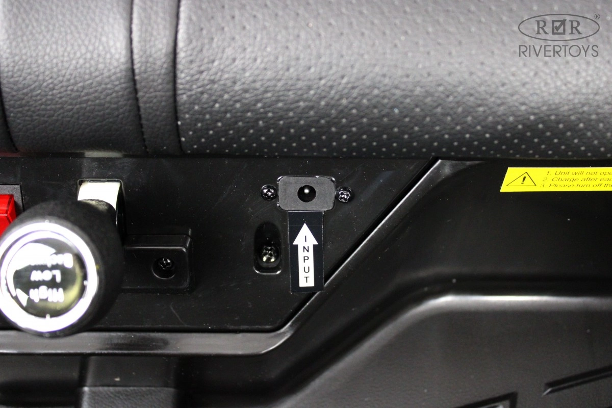 Детский электромобиль RiverToys JS3168 черный xziqkgxgyf7ev42437862cw5sr92cujw