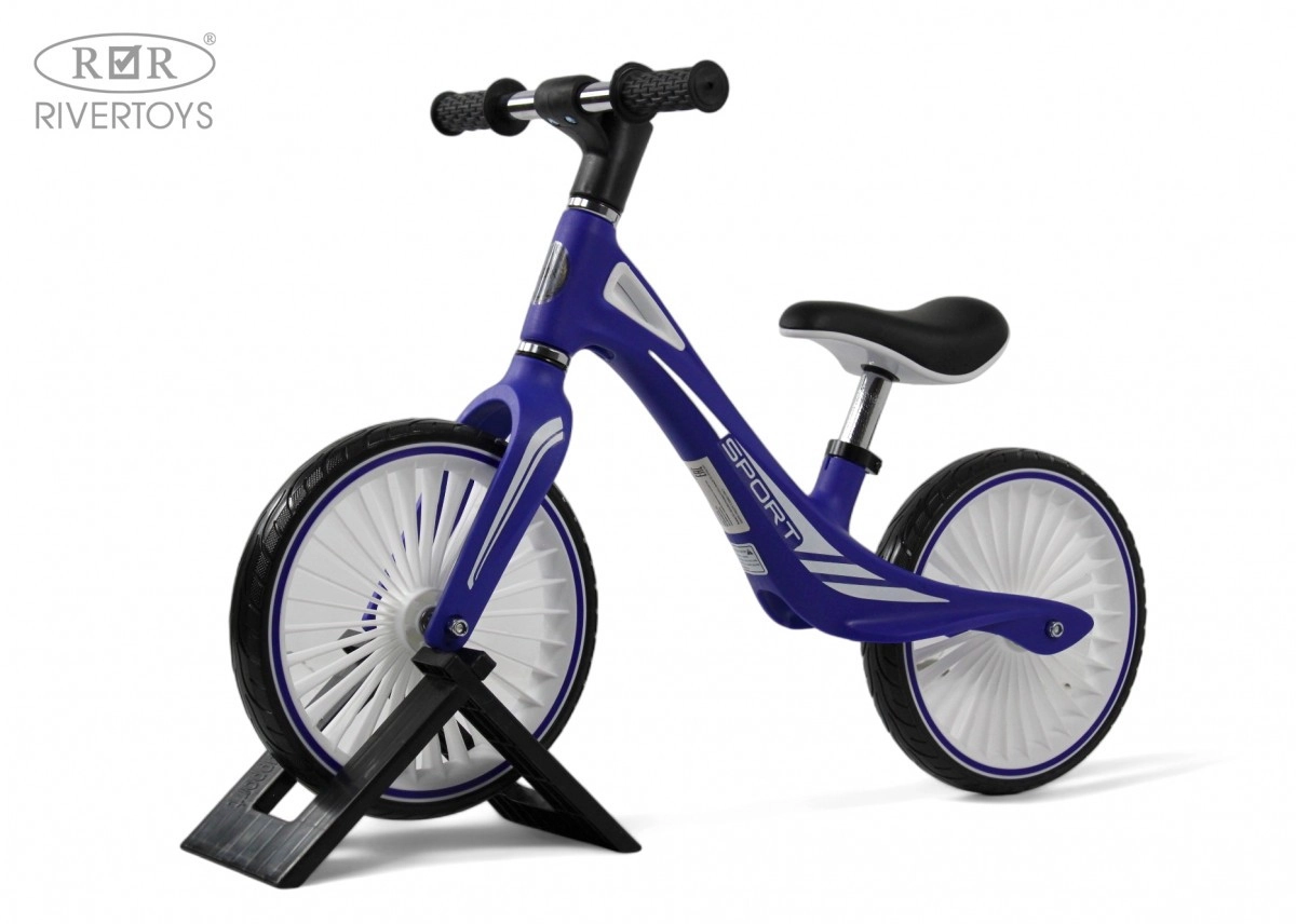 Детский беговел RiverToys HB-007-12 синий zld06nftxqh5xe5kzwf5q1epgfn5100f