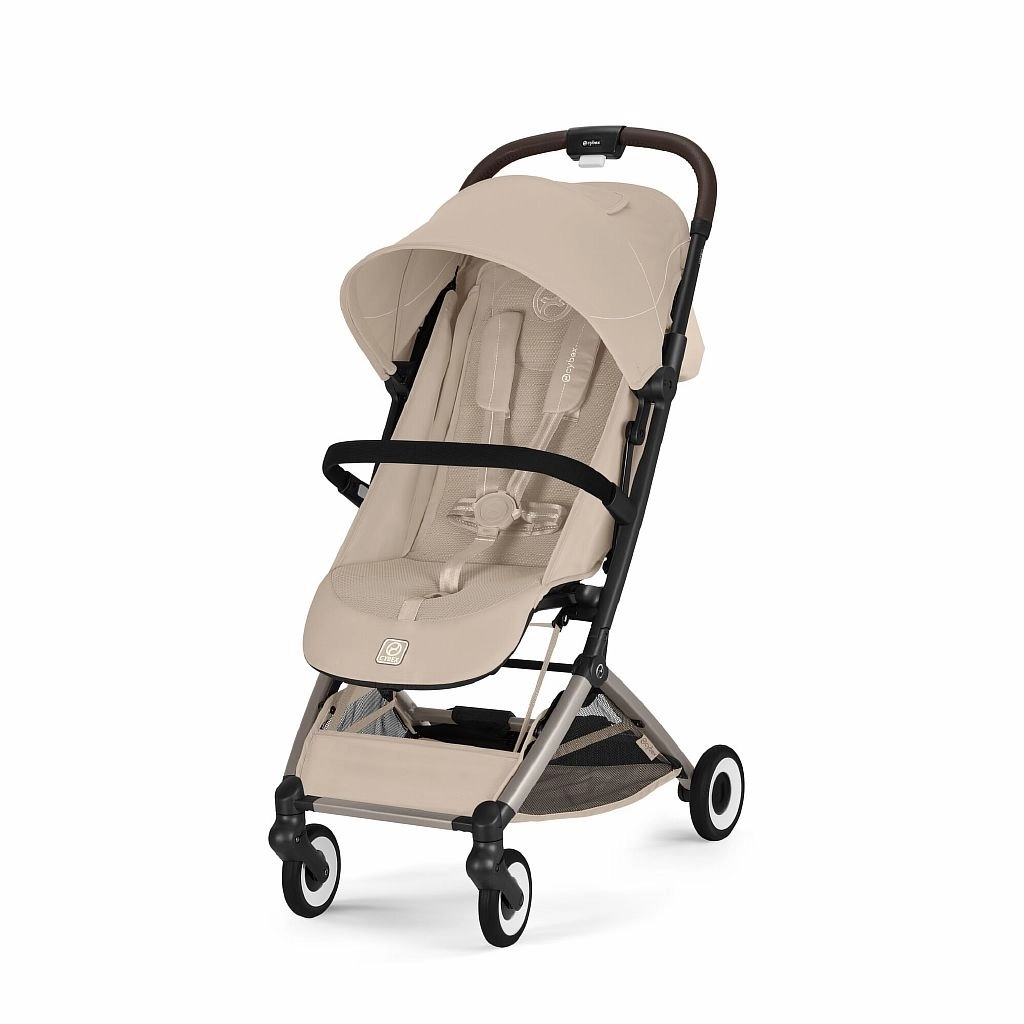 Прогулочная коляска Cybex Orfeo NEW (TPE  Almond Beige с дождевиком и бампером)
