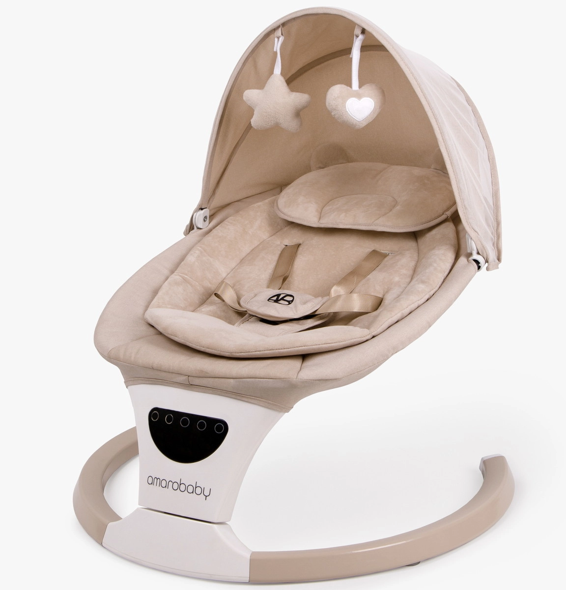Детские электрокачели AmaroBaby Teddy Swing бежевый f2ohvh1ogel1kdkfg6jodvu9valnzrgv