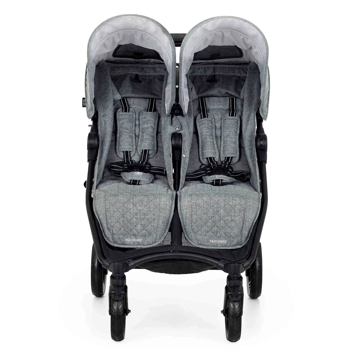 Прогулочная коляска для двойни Valco baby Slim Twin Tailormade Grey Marle 5jog1uf56csoaohvv66rwjzz15ktppwt