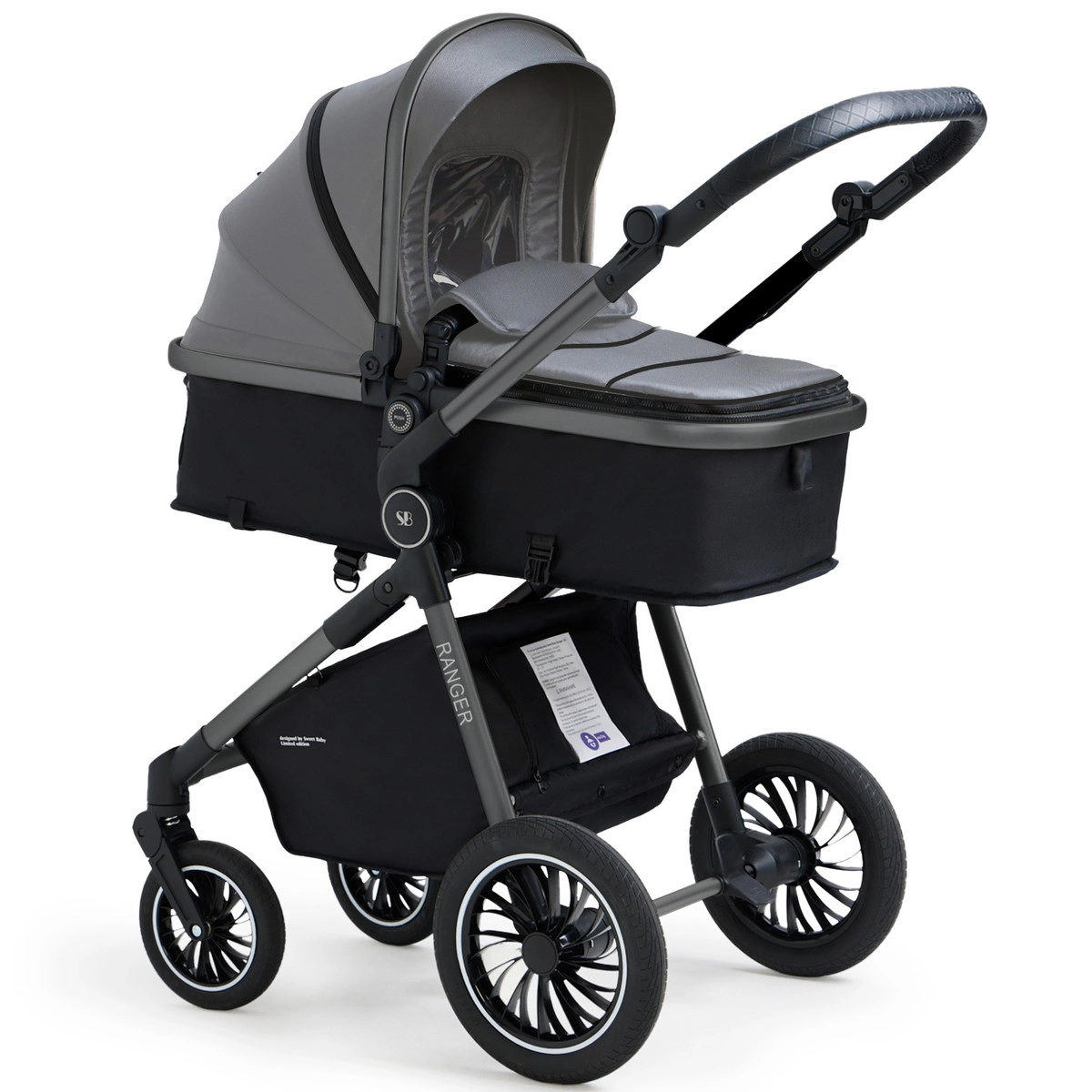 Коляска-трансформер Sweet Baby Ranger 2 в 1 (Grey)