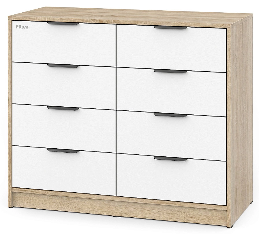Комод Pituso Kids Optimum ЛДСП Дуб сонома-белый 35p285ny2nqdhw8xtfrlpgq3cc0wk6xr