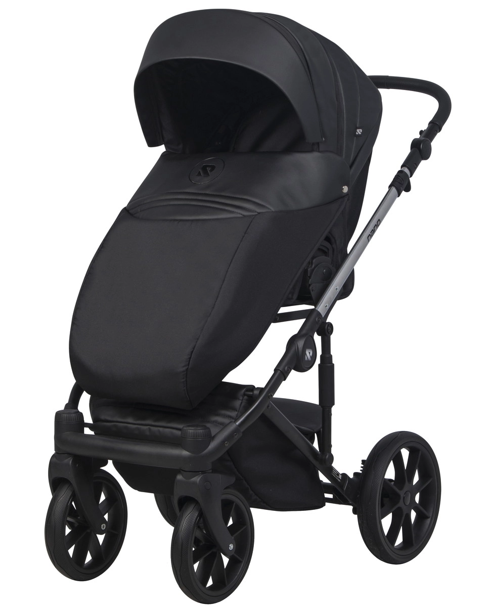 Детская коляска Riko Nano Thermo 2 в 1 01 Black (черный) 74yzgyt23lugujchvckityr9x5b41q5v