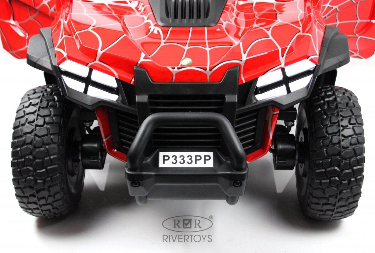 Детский электромобиль RiverToys Buggy P333PP красный Spider ucps3v8x0tfpi4yoox4gnktz7y9rto6j