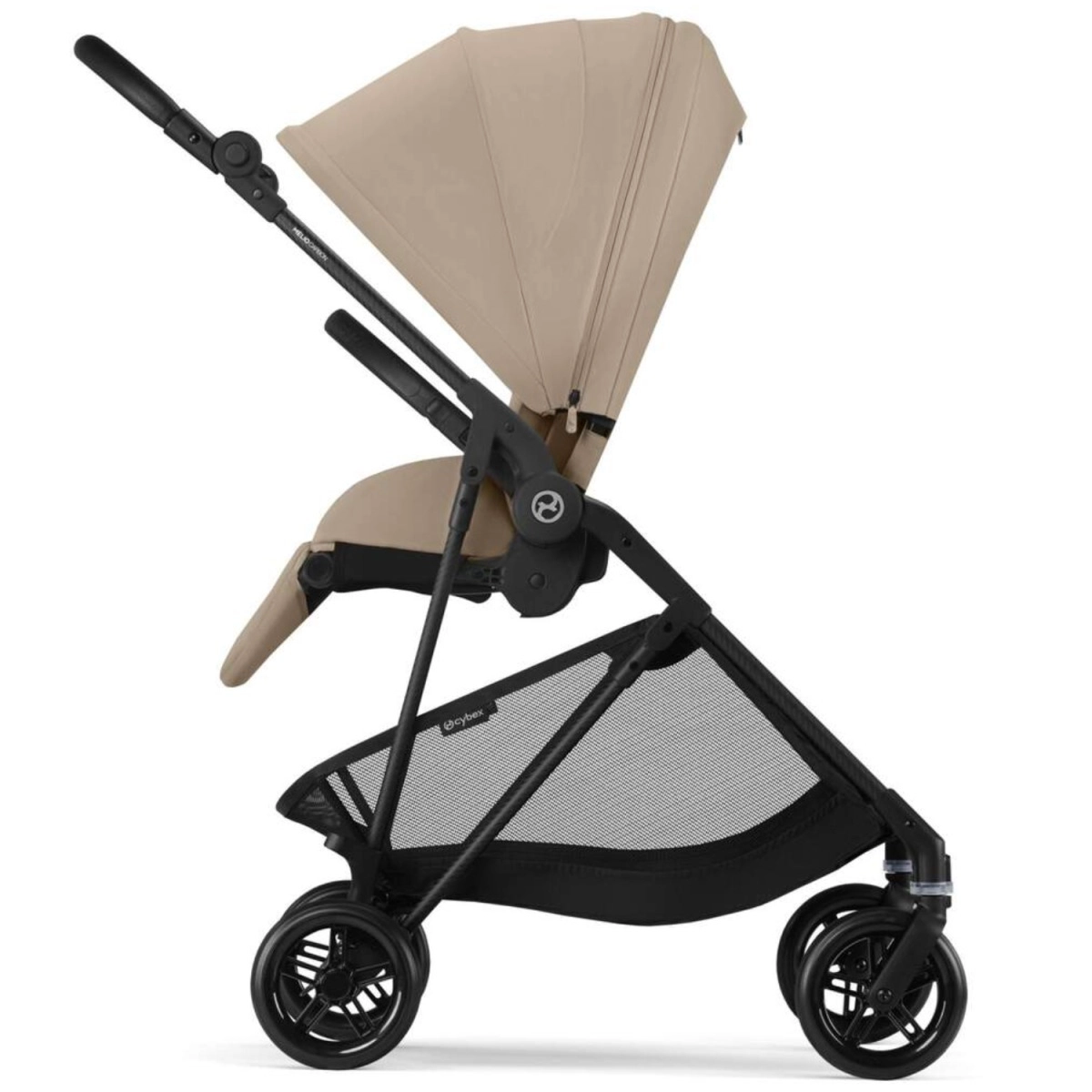 Коляска прогулочная Cybex Melio Carbon с дождевиком, Almond Beige доп3