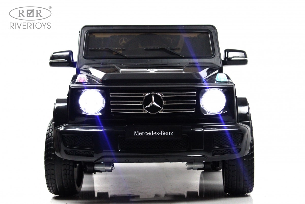 Детский электромобиль RiverToys Mercedes-Benz G500 E333EE черный 3ei6yepu3i194mhh2jf2vxj6yqw1ozxr