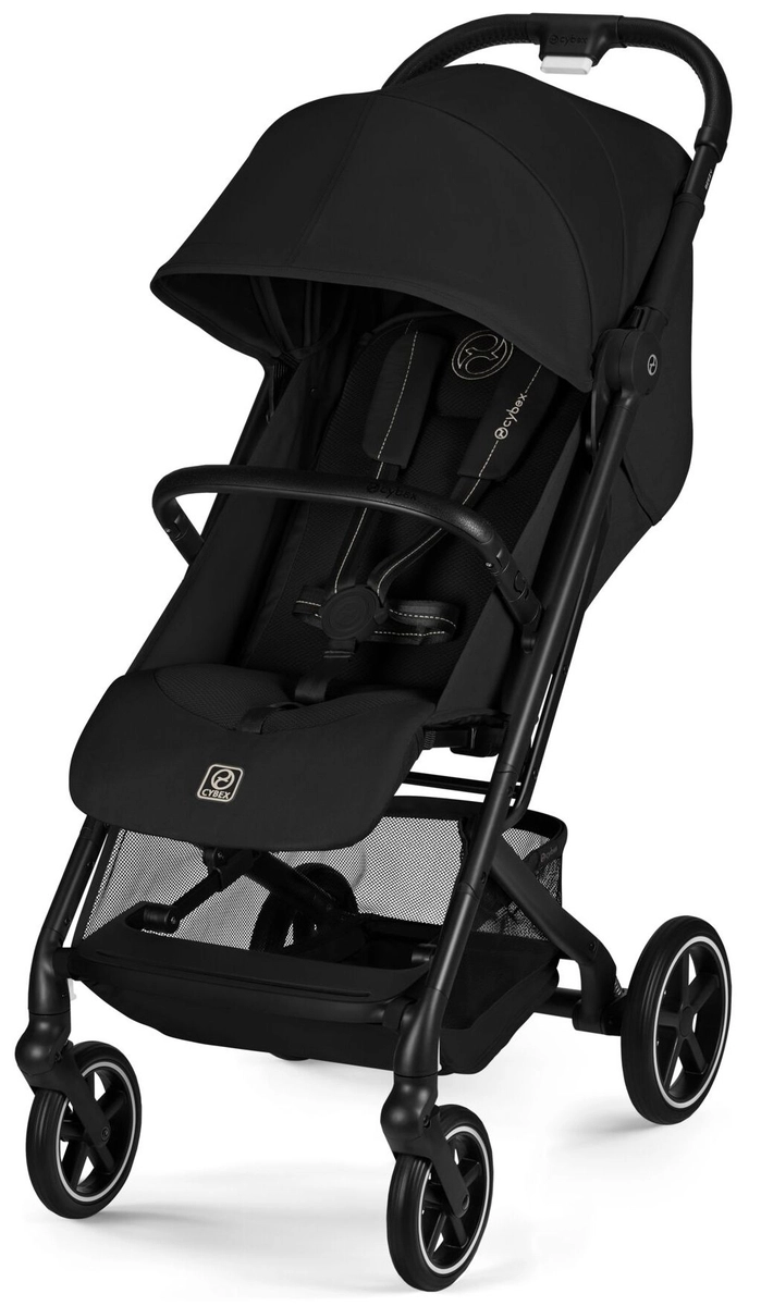 Прогулочная коляска Cybex Beezy NEW (Magic Black c дождевиком и бампером)