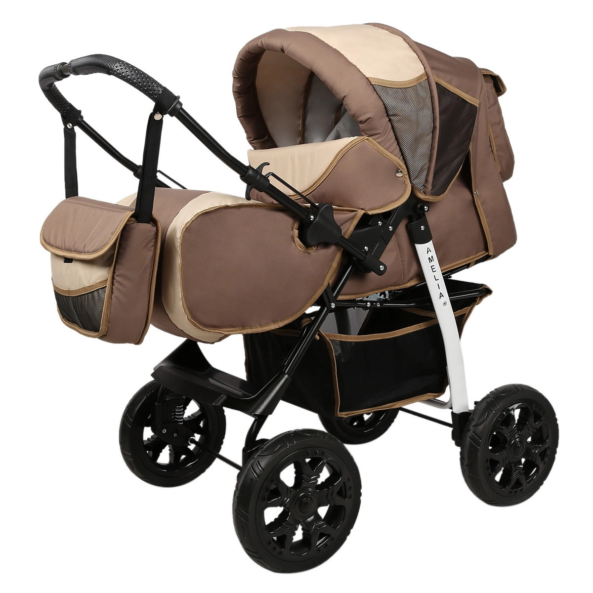 Прогулочная коляска Alis AMELIA I  т.бежевый+св.бежевый si95mzie60hw2cxfgfwmtlb6j2b1bg72