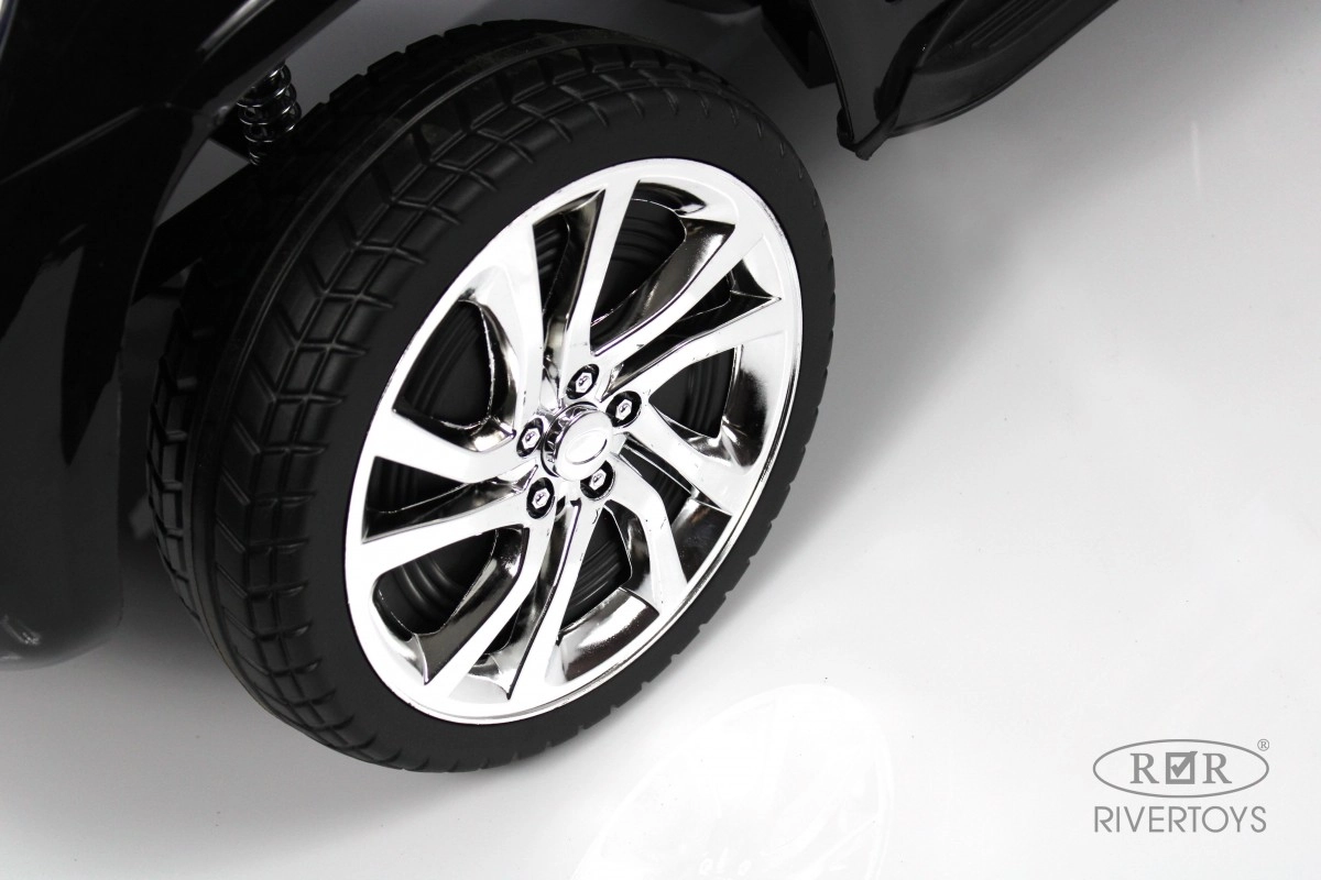 Детский электромобиль RiverToys М444БХ черный глянец ul14qc5o6gm6ewfv23pt99rit9hju3h1