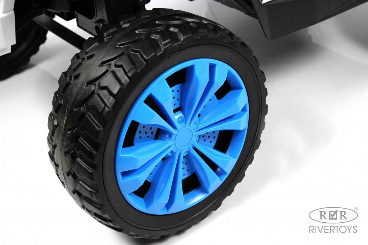 Детский электромобиль RiverToys F888FF-A синий f3rhqoi0998u9lcqnwtmcg3kebkbktlj