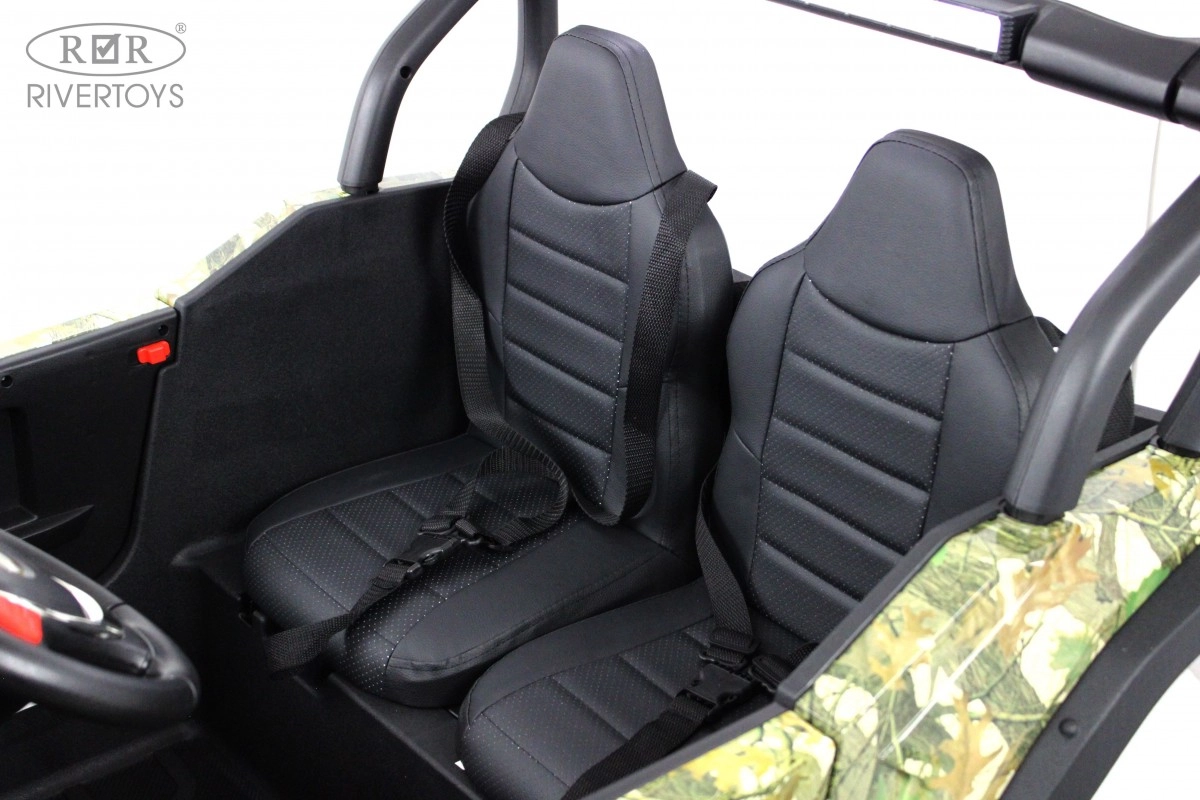 Детский электромобиль RiverToys Buggy P333PP зеленый камуфляж ak01258bkrrwv2fveydqtu1mp2n0jfp7