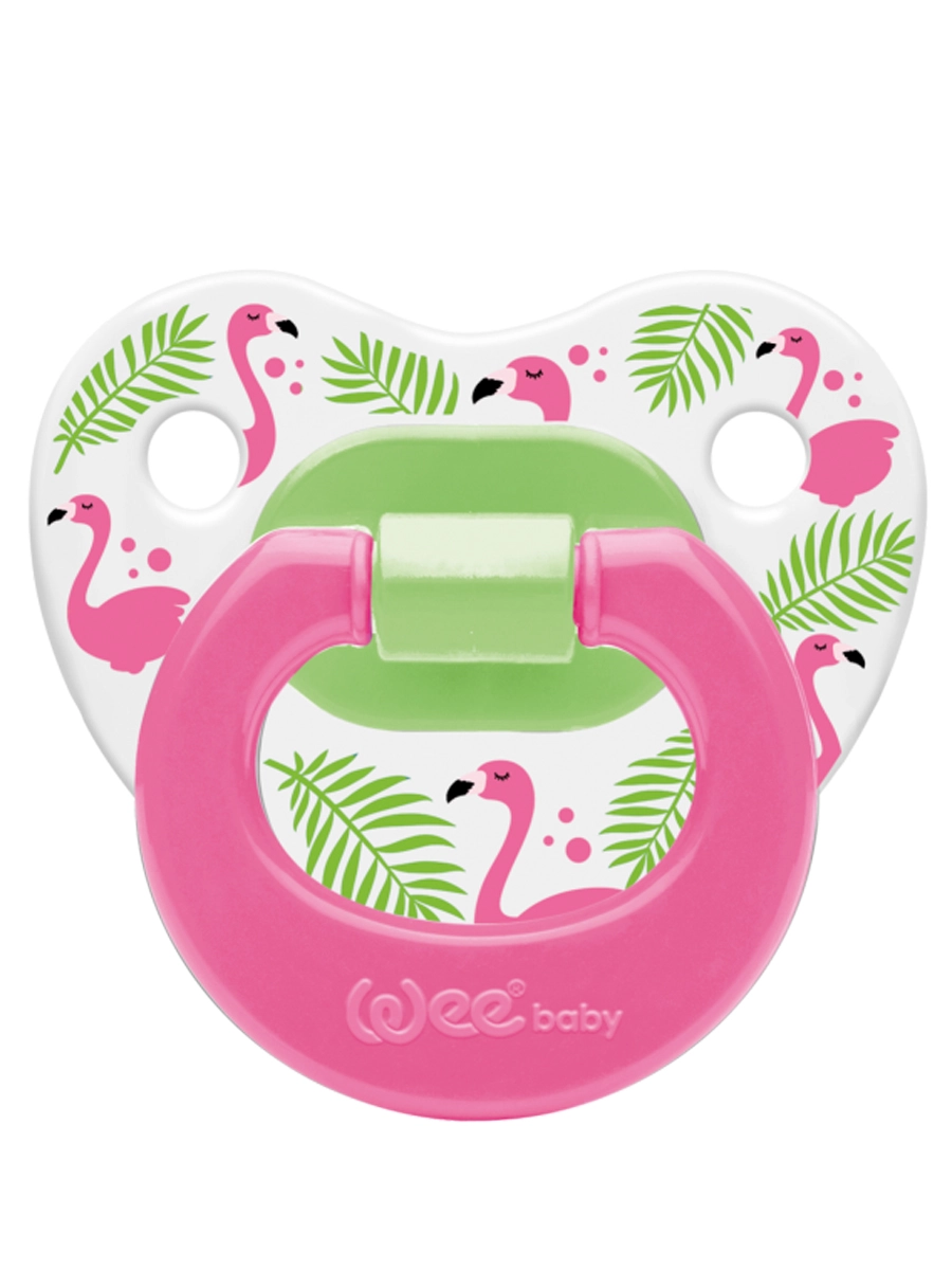 Ортодонтическая соска-пустышка WeeBaby с рисунком, с 6 месяцев розовый 108126229-ortodonticheskaya-soska-pustishka-weebaby-s-risunkom-s-6-mesyacev-roz
