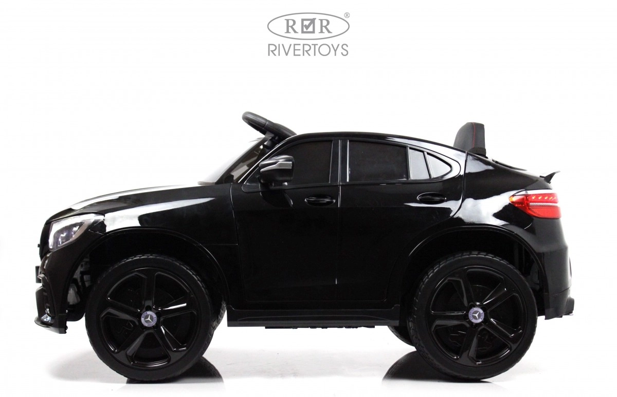 Детский электромобиль RiverToys X001XX черный глянец 8nnfhsqha2ju0e7p5orzwe0ywjwat25t