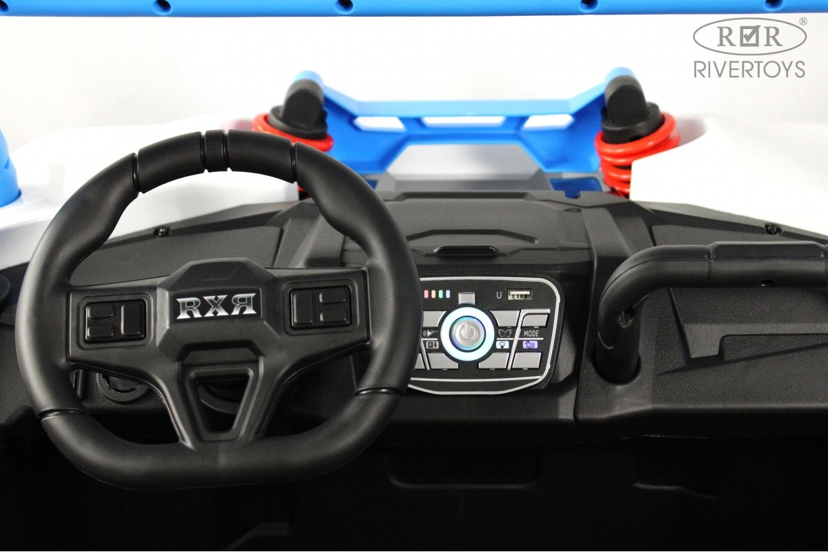 Детский электромобиль RiverToys E001EE бело-синий mwqaccpfojshjir4ec0sljzin9meqnfl