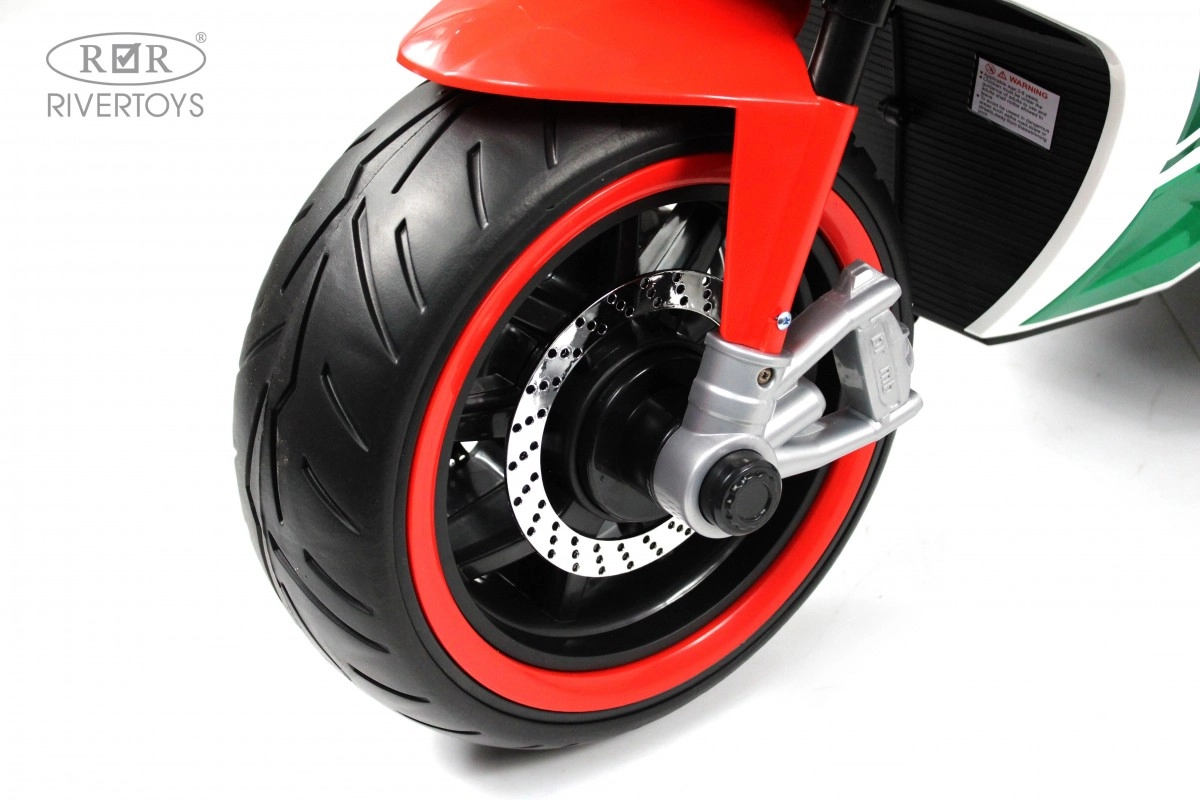 Детский электромотоцикл RiverToys C005MC красный 6911pvtwb1wsd2m2h56a2ndl925fw2q0