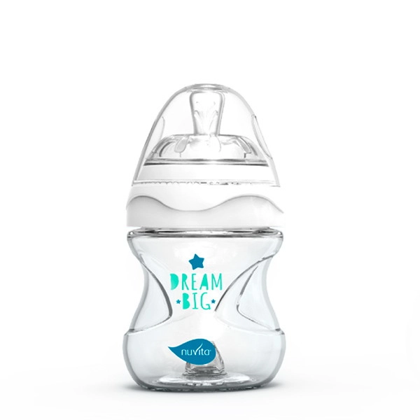 Антиколиковая бутылочка Nuvita 6013 Glass Collection 140мл, стекло белый/зеленый dro95r5x6fj1sqynfvn9pa1txjefqete