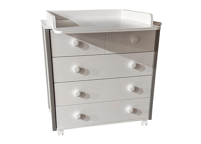 Пеленальный комод Антел Маленький Принц (белый/серый)