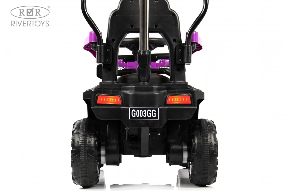 Детский электромобиль RiverToys G003GG фиолетовый ys3k3quofhgyyllxy3e881mflex3qj8d