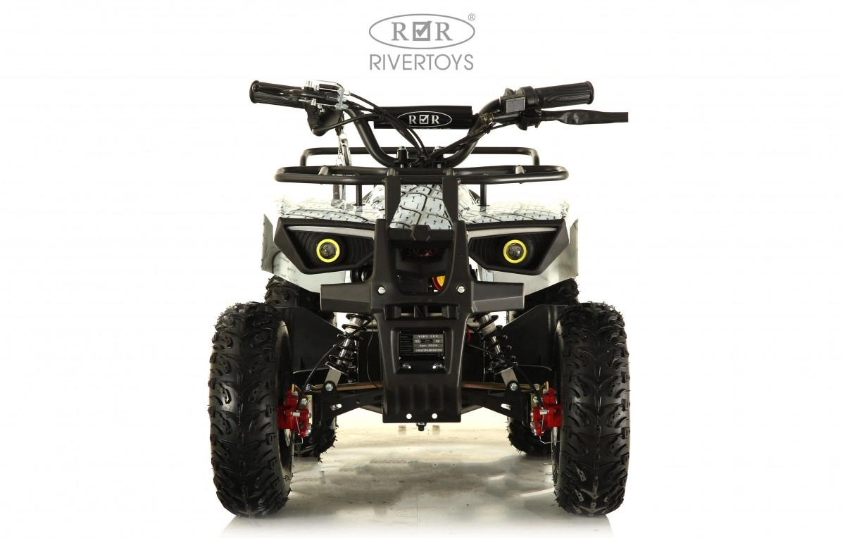 Детский электроквадроцикл RiverToys TIKI LUX белый спайдер 5mo8fjydydsqm0islmjw6wfl6y9r21xi