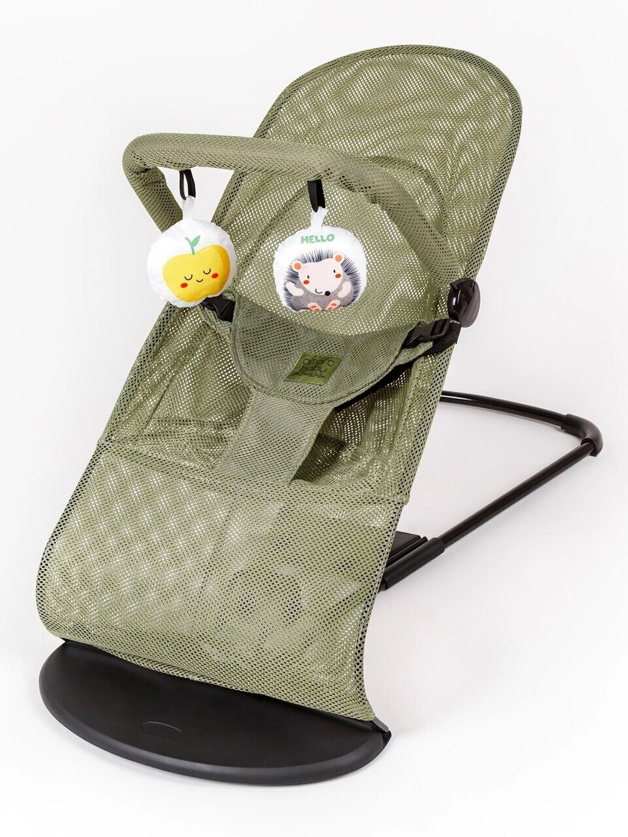 Шезлонг Amarobaby Baby time Зеленый okhdhuobc4fxe9lwfoyjbw0jf76mq45o