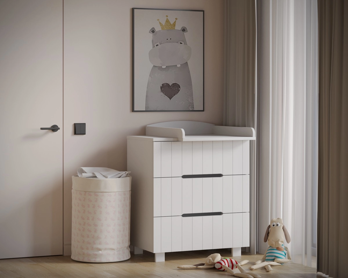 Детский пеленальный комод Incanto Vikki 800/3 МДФ белый szauu5q45w1g9x7tr2au46jjdkkfue2t