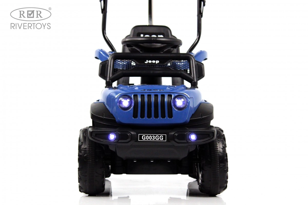 Детский электромобиль RiverToys G003GG синий m8j9r0aj39b6ylxqwloopr7ey23xr30u