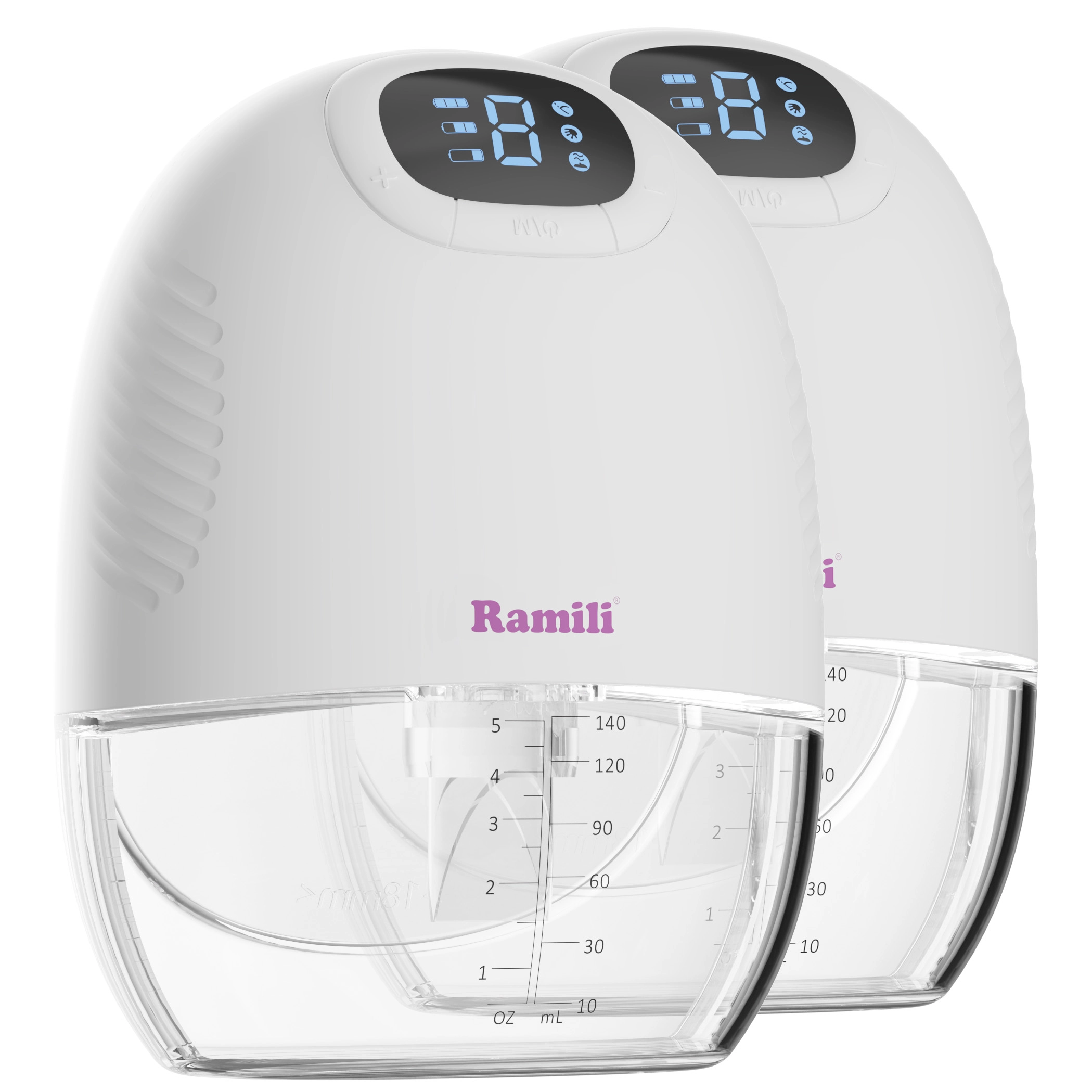 Два четырехфазных бионических молокоотсоса Ramili SE300X2 (SE300X2)