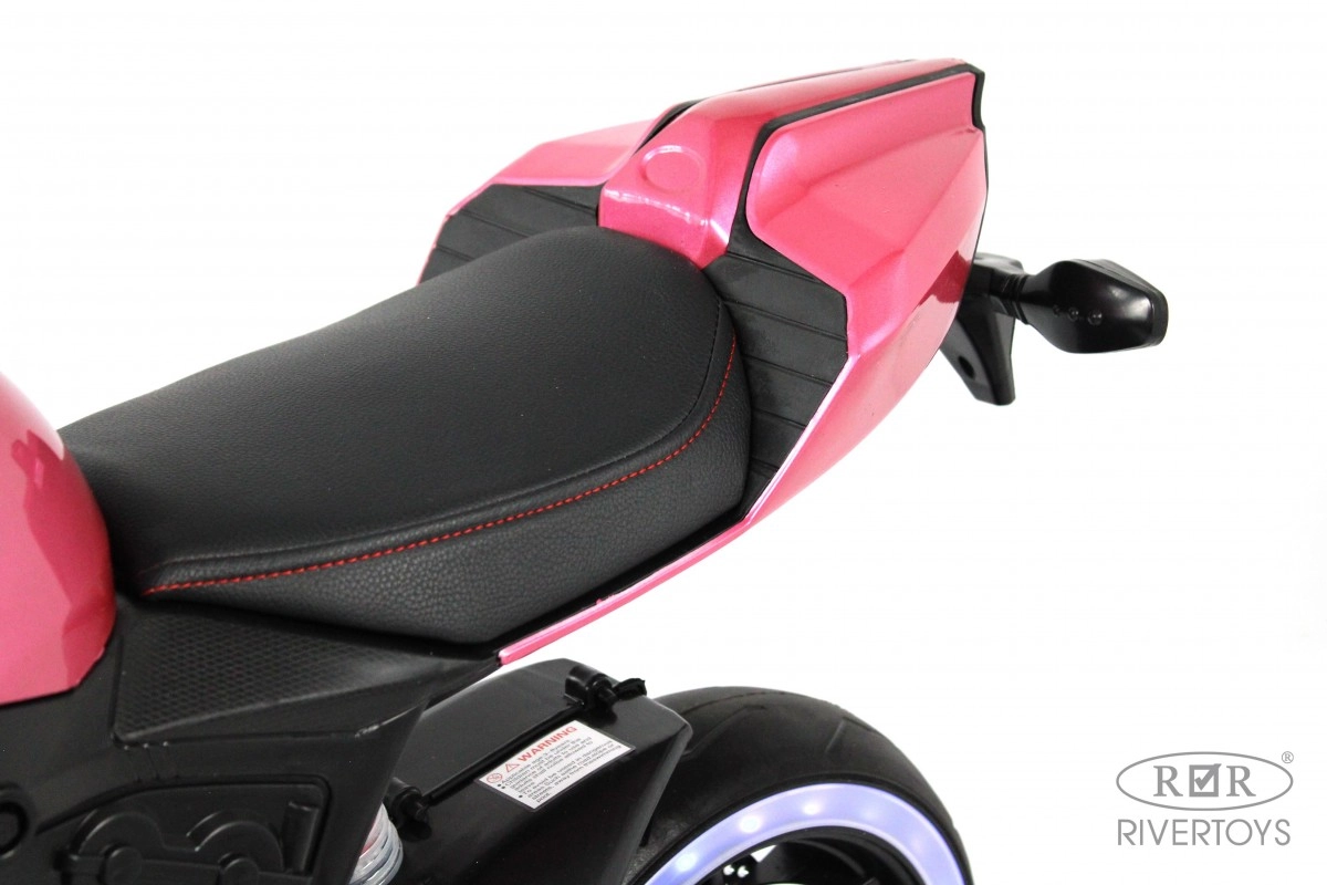 Детский электромотоцикл RiverToys X003XX розовый глянец 4r4fv1ln3dlu0mtszfwx1nkdnlc81o2i