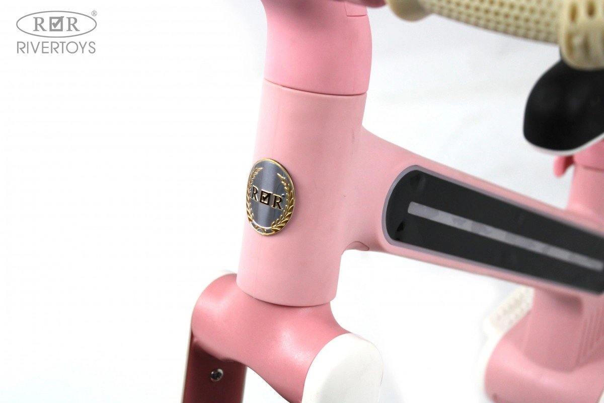 Детский беговел RiverToys HB-003 розовый tg8fdi3u7cx5zokpdc0rx9w78fb0rxk0