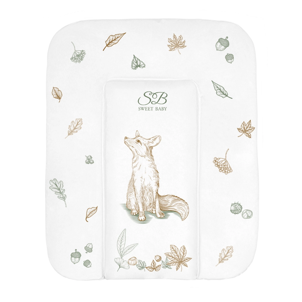 Пеленальный матрасик 58х71 Sweet Baby Foresta Magica Crema/arancio (лиса бежевый/ оранжевый) e1yyu21p5ui7lhclb221ieiqv4cpk93h