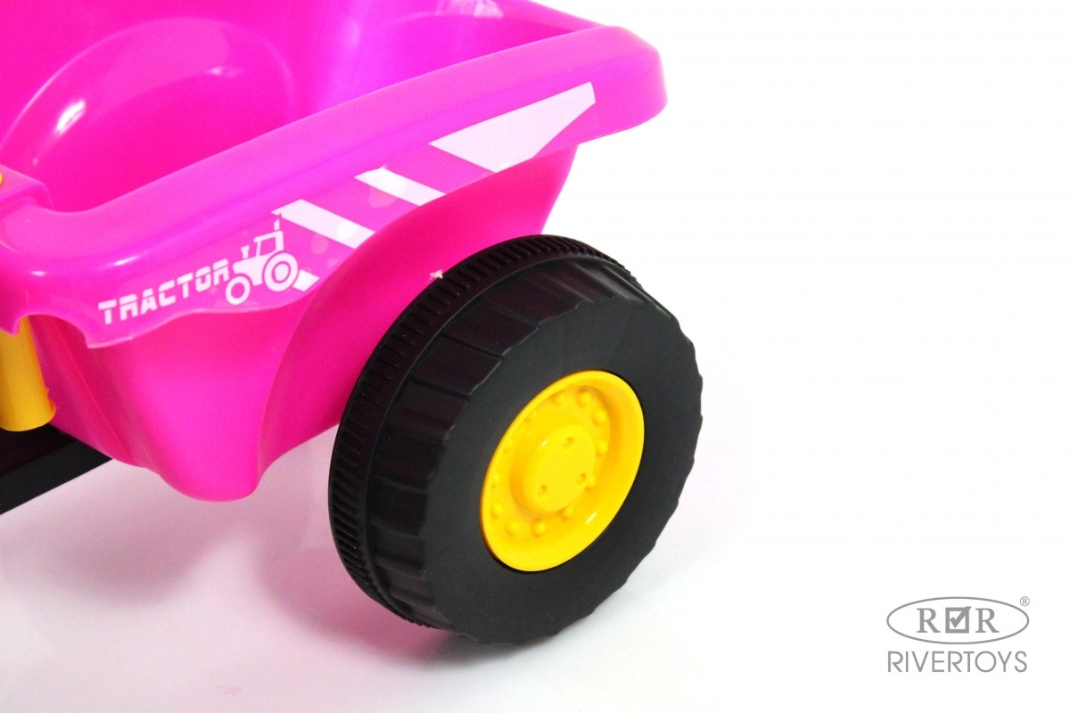 Детский толокар RiverToys G101GG розовый ub16ykjfc01aqkdbmxcyu7ulko1grtm6