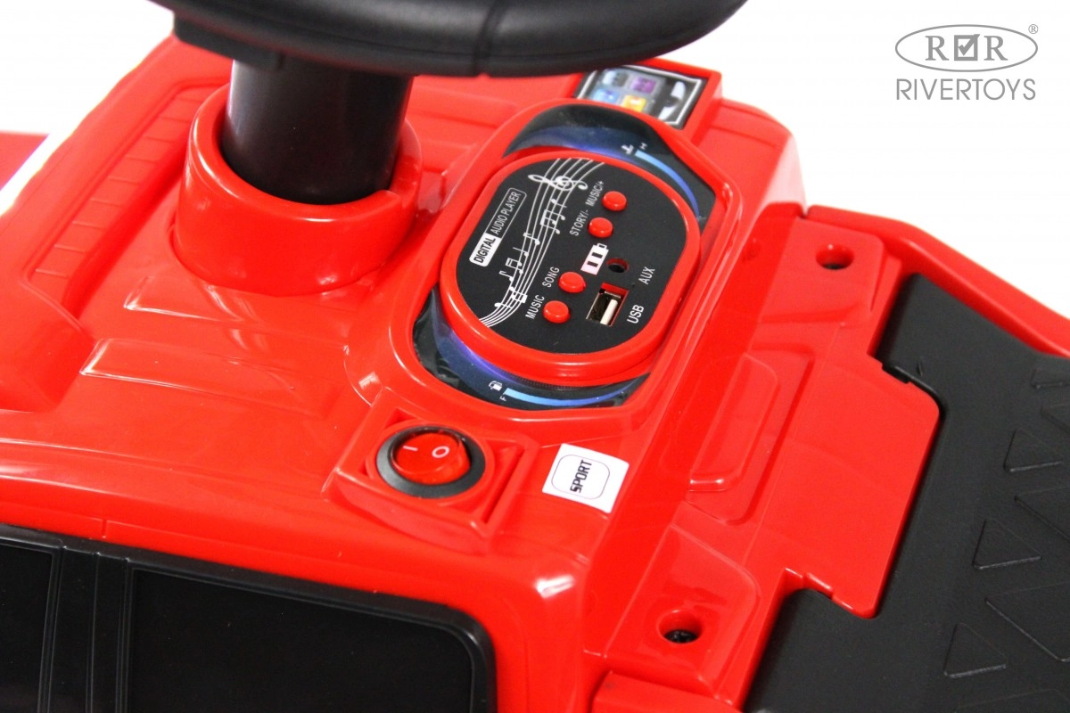 Детский электромобиль RiverToys G008GG-D красный u1k61zmc2cyp88ohg42k73sf1ga5fj4w