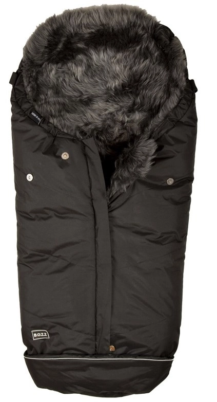 Конверт BOZZ с длинным ворсом (20-2015-3 Черный/Серый)