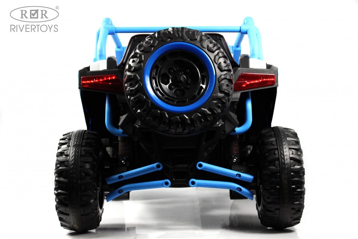 Детский электромобиль RiverToys E001EE бело-синий 3l84x0pbalvbvmj1saox8x7dl3trvnyj
