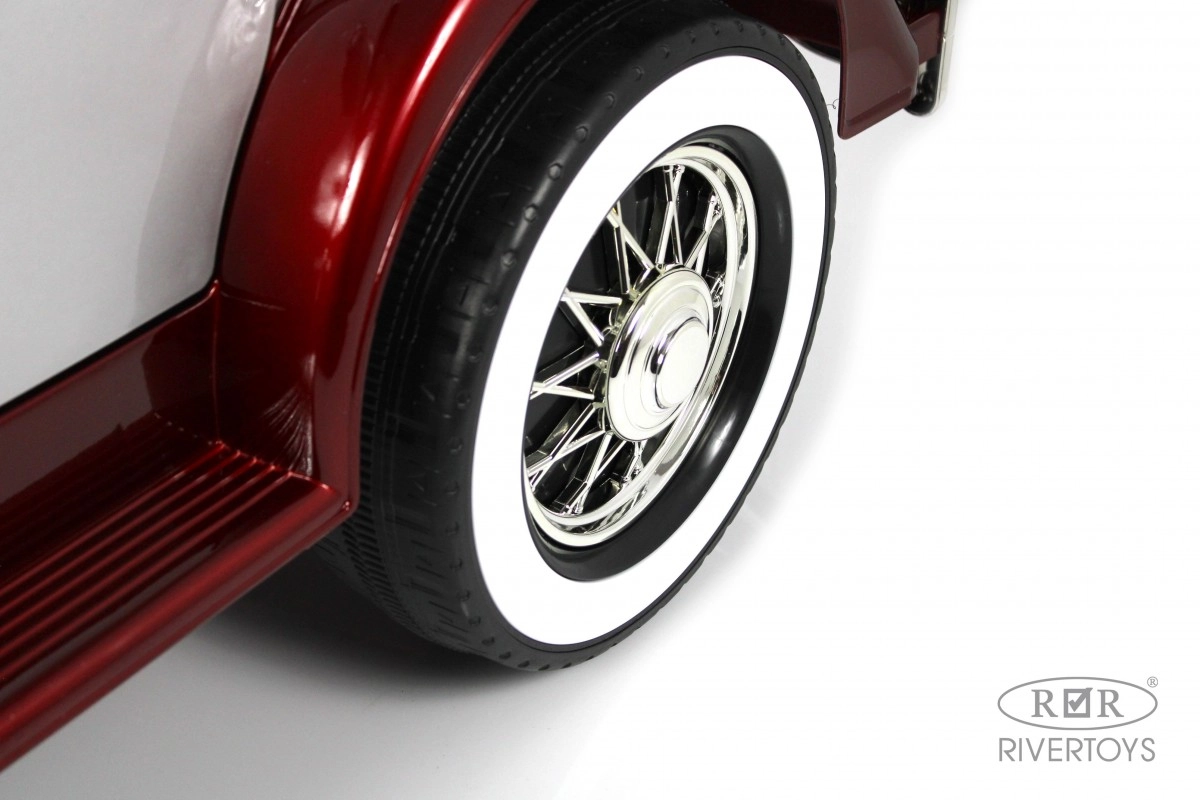 Детский электромобиль RiverToys X005XX красно-серебристый h1jwi3th5w64udmkib17aws1nyp1u2rw