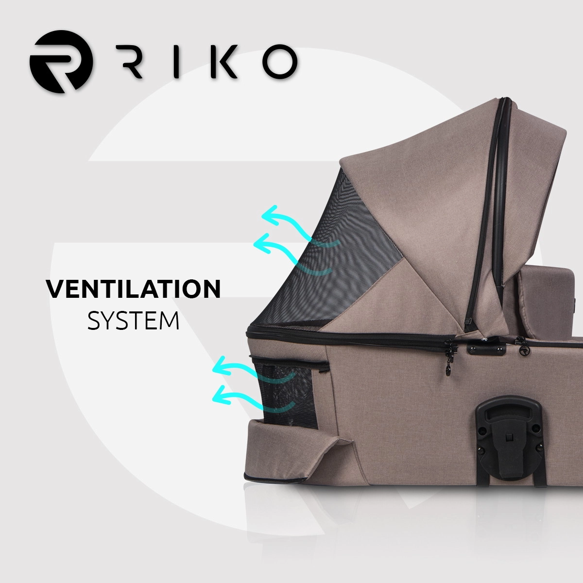 Коляска 2 в 1 RIKO VELAR 02 Sand (бежевый) 1dek18iley1yjczkueftz0tz0z36luo1