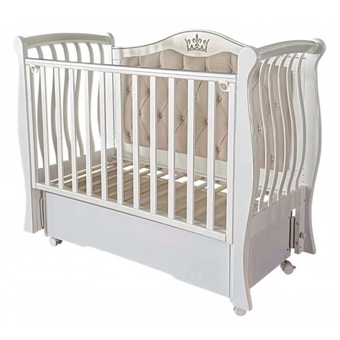 Детская кроватка Кедр Мэри 3 (Белый)