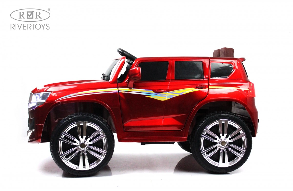 Детский электромобиль RiverToys М555БХ красный глянец 3s82biet39mzv0ubc1wjd8clfgxpj593