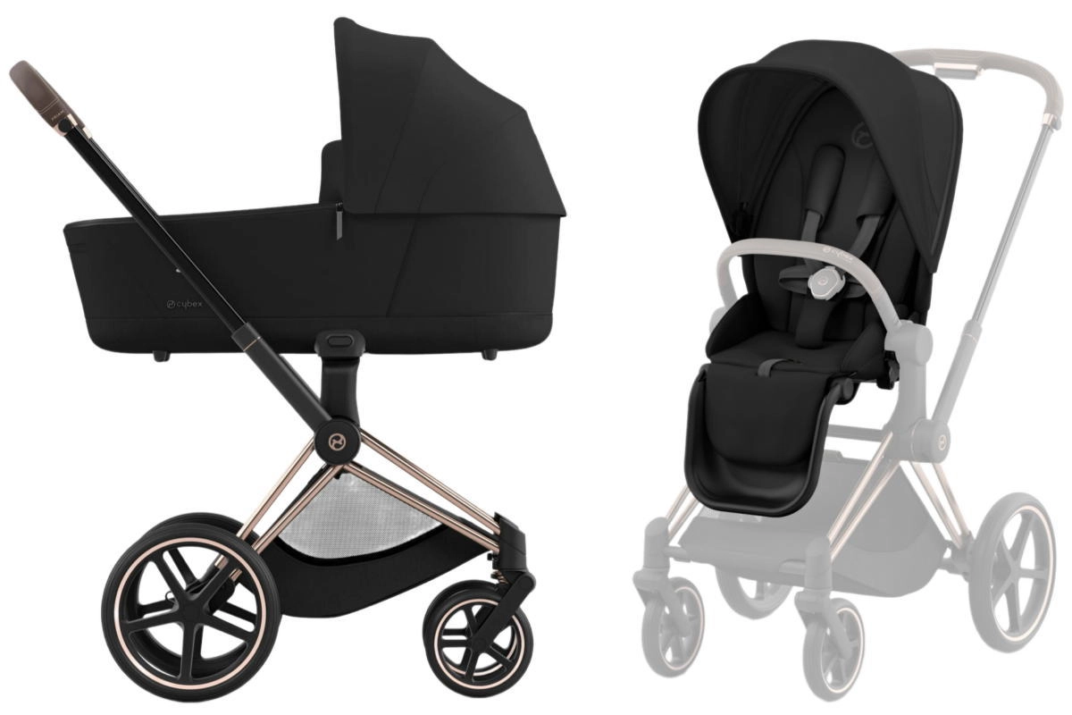 Коляска 2 в 1 Cybex Priam IV (шасси Rosegold) Sepia Black snjgx72f2folsetwebtp6p2l8b05iwfu