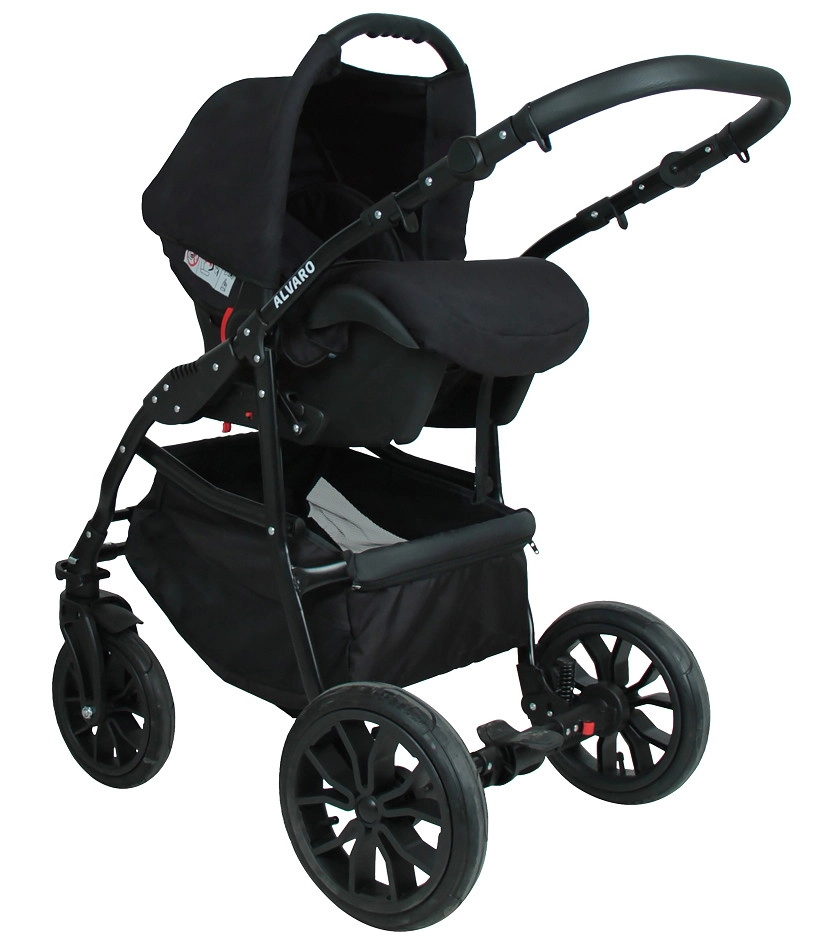 Коляска 3в1 Alis ALVARO т.серый+св.серый+белая кожа uy432rld1jp8bfl3t8nxzw83quav36y6